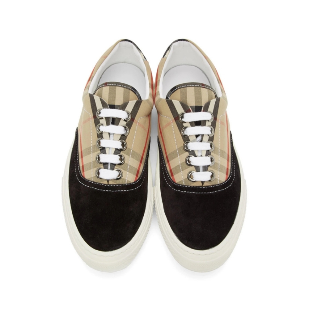 🔥Burberry Classic Check Low Top Sneakers